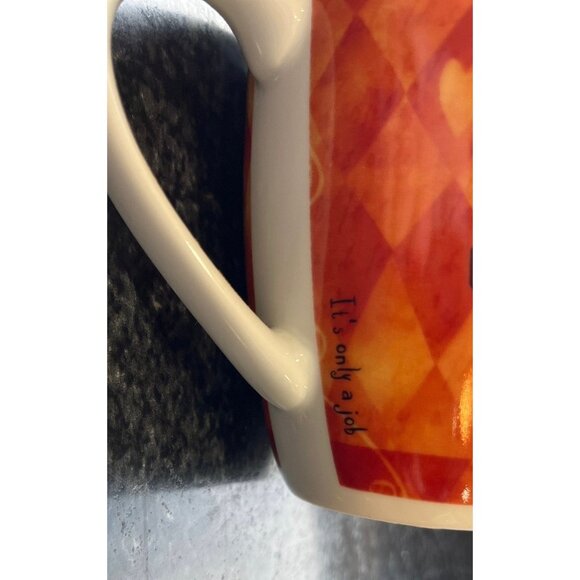 History & Heraldry Fine Porcelain Coffee Tea Mug "Domestic Diva" It's Only A Job - Picture 3 of 5